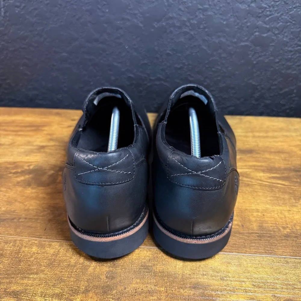 Timberland Kendrick A1OSW Black Leather Slip-on Loafer Mens Size 13 US